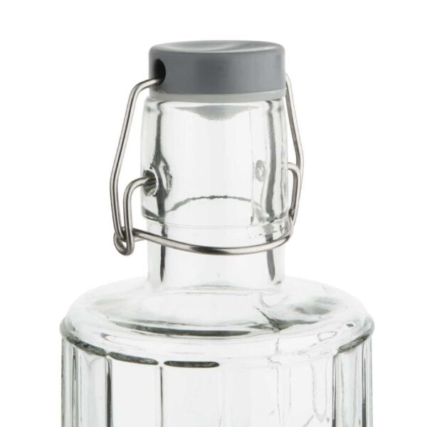 Olympia Geo Glass Water Bottle with Stopper 380ml (6 pack) - Image 3