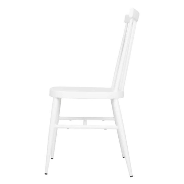 Bolero Windsor Aluminium White Chairs White (Pack of 4) - Image 2