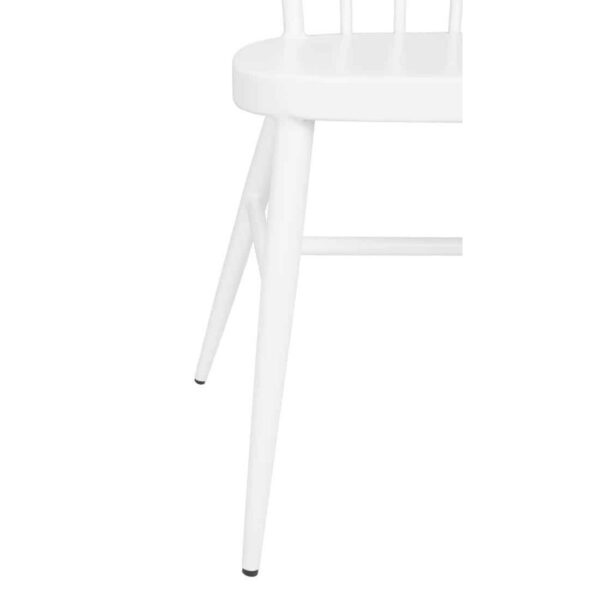 Bolero Windsor Aluminium White Chairs White (Pack of 4) - Image 4