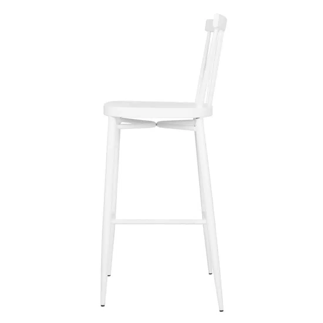 Bolero Windsor Aluminium White High Stools (Pack of 2) - Image 2