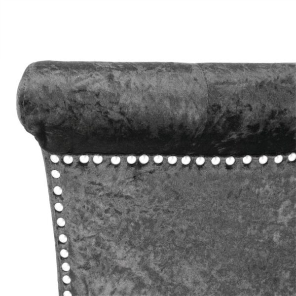 Bolero Black Crushed Velvet Dining Chair (Pack of 2) - Image 6