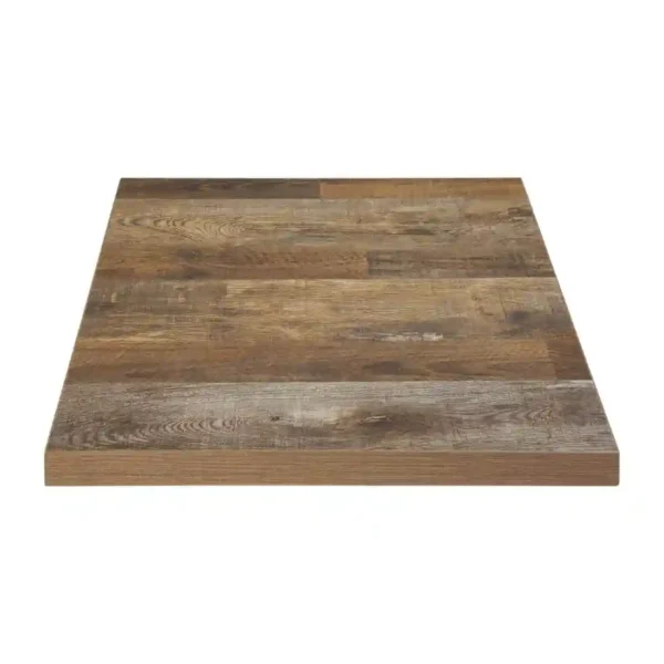 Bolero Pre-Drilled Square Table Top Urban Dark 700mm - Image 1