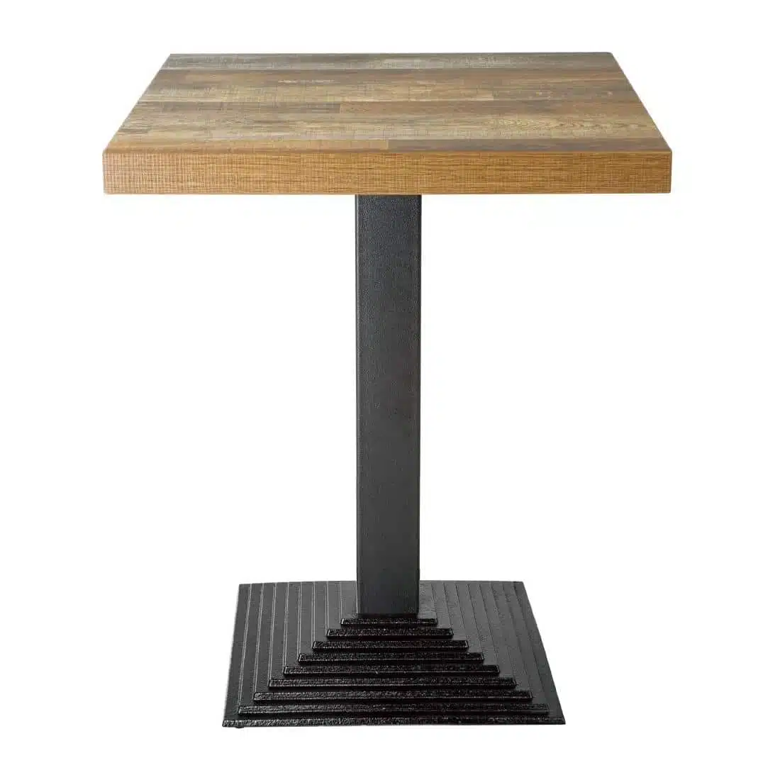 Bolero Pre-Drilled Square Table Top Urban Dark 700mm - Image 2