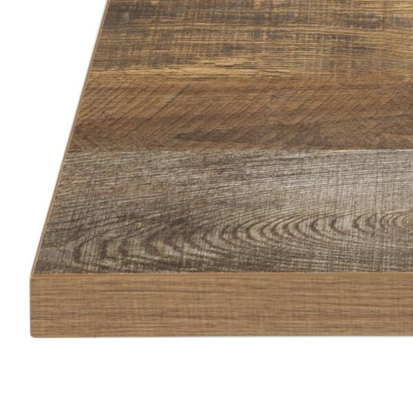 Bolero Pre-Drilled Square Table Top Urban Dark 700mm - Image 5