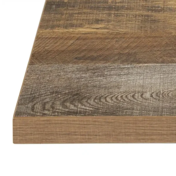 Bolero Pre-Drilled Square Table Top Urban Dark 700mm - Image 5