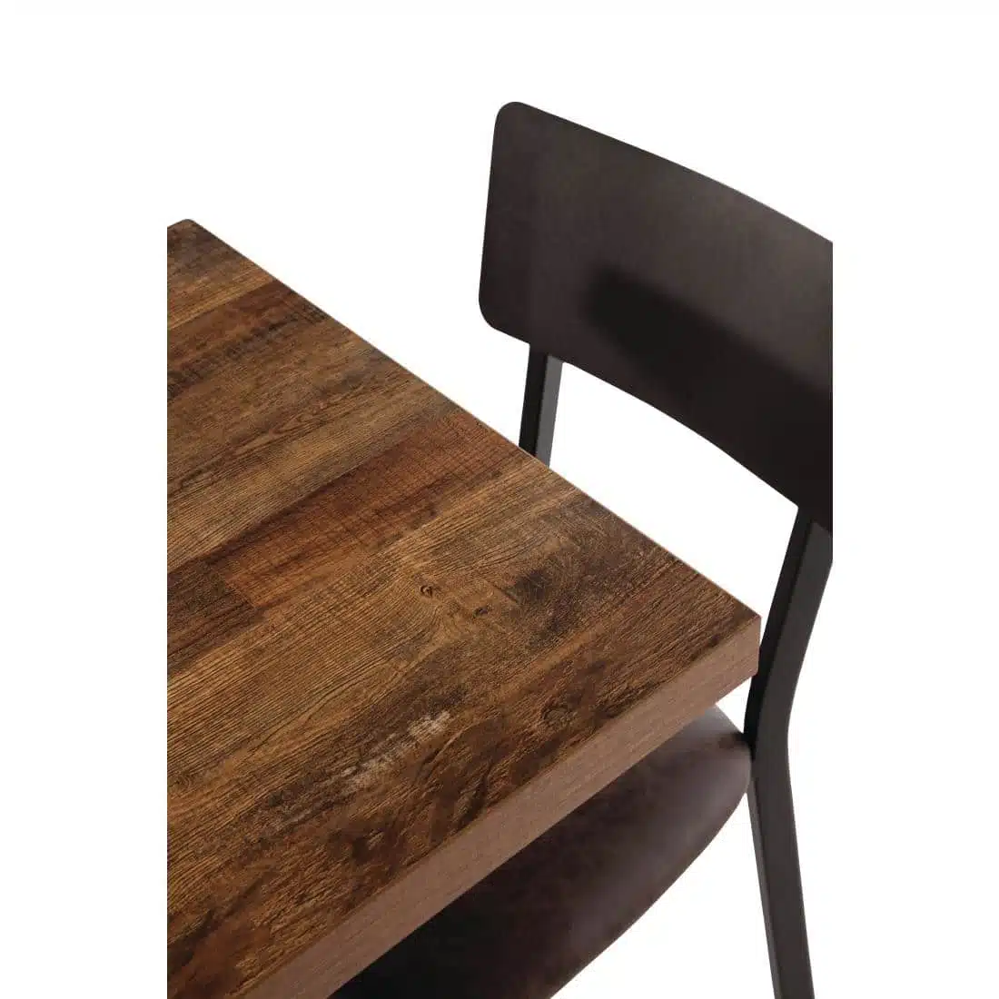 Bolero Pre-Drilled Square Table Top Urban Dark 700mm - Image 8