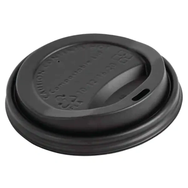 Fiesta Compostable Coffee Cup Lids 340ml / 12oz (Pack of 1000) - Image 1
