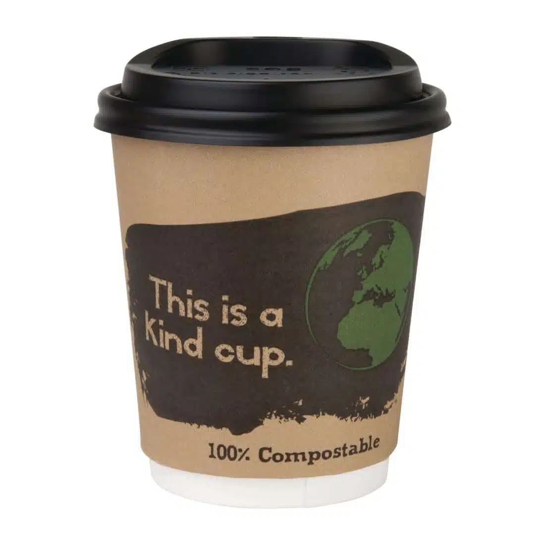 Fiesta Compostable Coffee Cup Lids 225ml / 8oz (Pack of 50) - Image 6