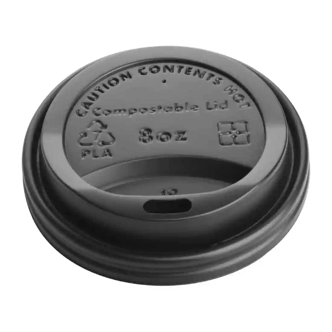Fiesta Compostable Coffee Cup Lids 225ml / 8oz (Pack of 50) - Image 10