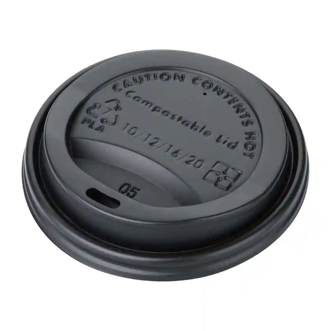 Fiesta Compostable Coffee Cup Lids 340ml / 12oz (Pack of 50) - Image 7