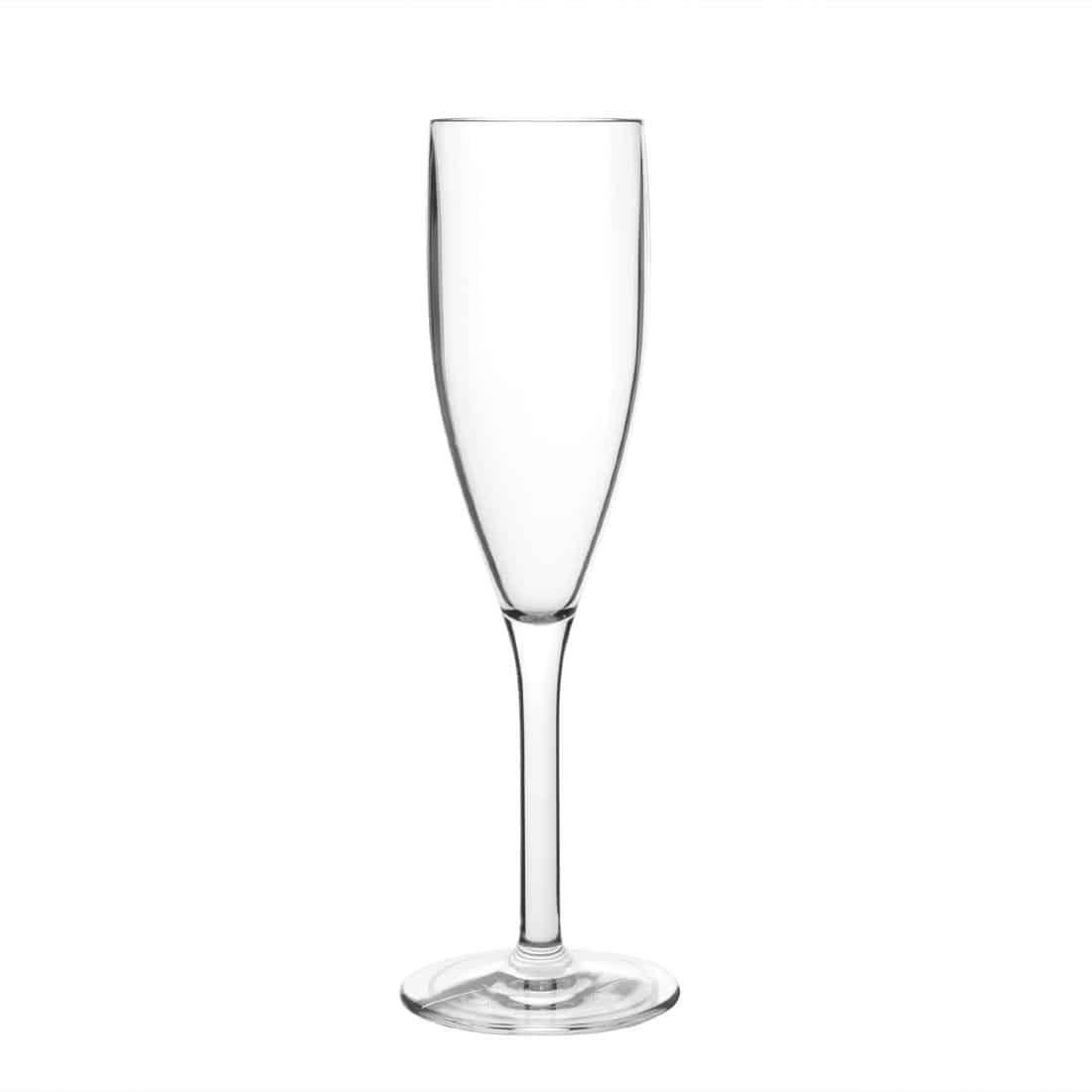 Olympia Kristallon Polycarbonate Champagne Flutes 210ml (Pack of 12) - Image 3