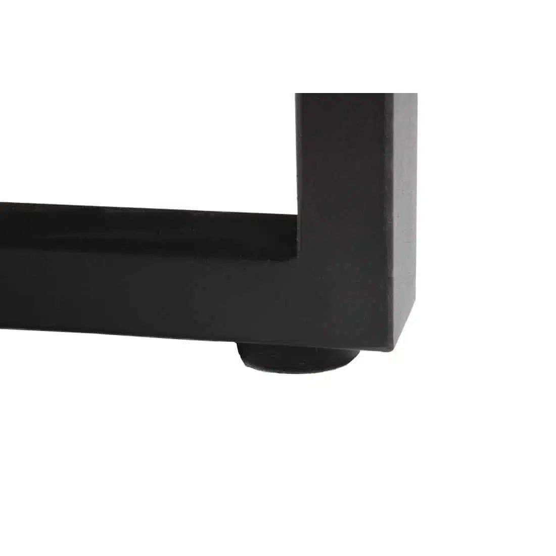 Bolero Acacia Wood and Steel Rectangular Industrial Table 1800mm - Image 10