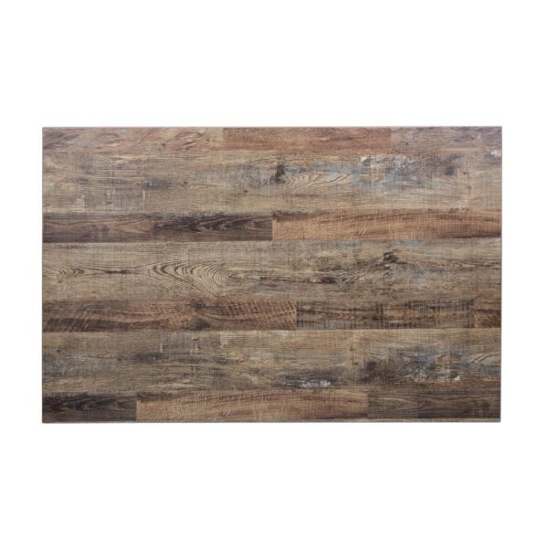Bolero Pre-Drilled Rectangular Table Top Urban Dark 1100(W) x 700(D)mm - Image 2