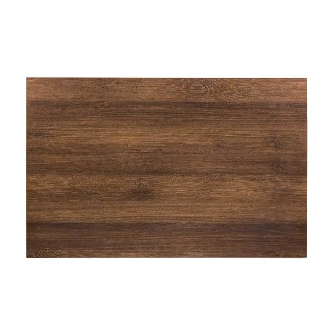 Bolero Pre-drilled Rectangular Table Top Rustic Oak 1100(W) x 700(D)mm - Image 2