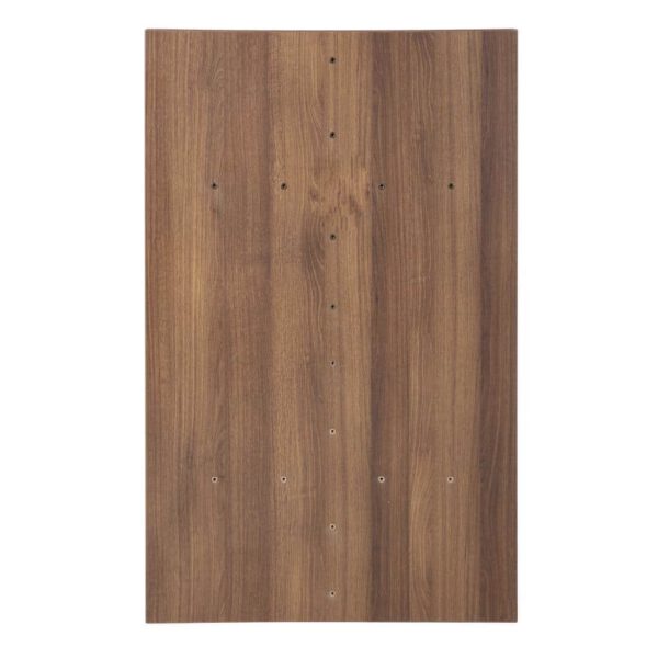 Bolero Pre-drilled Rectangular Table Top Rustic Oak 1100(W) x 700(D)mm - Image 4