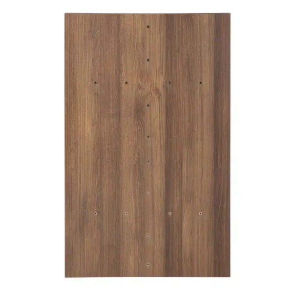 Bolero Pre-drilled Rectangular Table Top Rustic Oak 1100(W) x 700(D)mm - Image 4