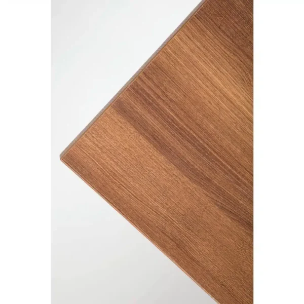 Bolero Pre-drilled Rectangular Table Top Rustic Oak 1100(W) x 700(D)mm - Image 5