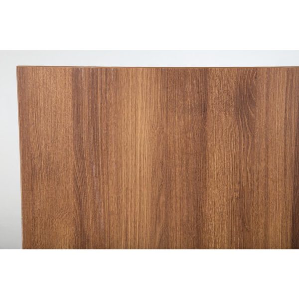 Bolero Pre-drilled Rectangular Table Top Rustic Oak 1100(W) x 700(D)mm - Image 6