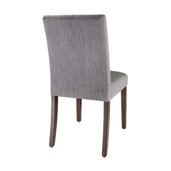 Bolero Chiswick Dining Chairs Charcoal Grey (Pack of 2) - Image 3