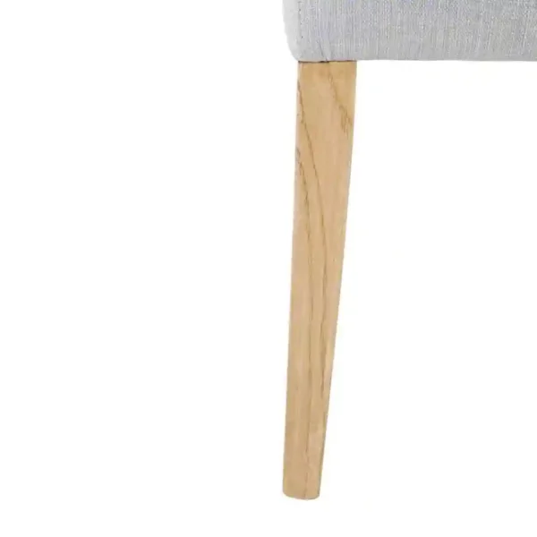 Bolero Chiswick Button Dining Chairs French Grey (Pack of 2) - Image 5
