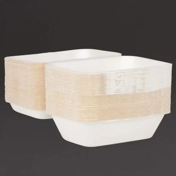 Fiesta Compostable Bagasse Hinged Food Containers 182mm - Image 10