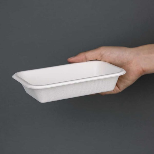 Fiesta Compostable Bagasse Food Trays 16oz (Pack of 50) - Image 3