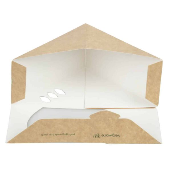 Vegware Compostable Kraft Sandwich Wedges 65mm (Pack of 500) - Image 5