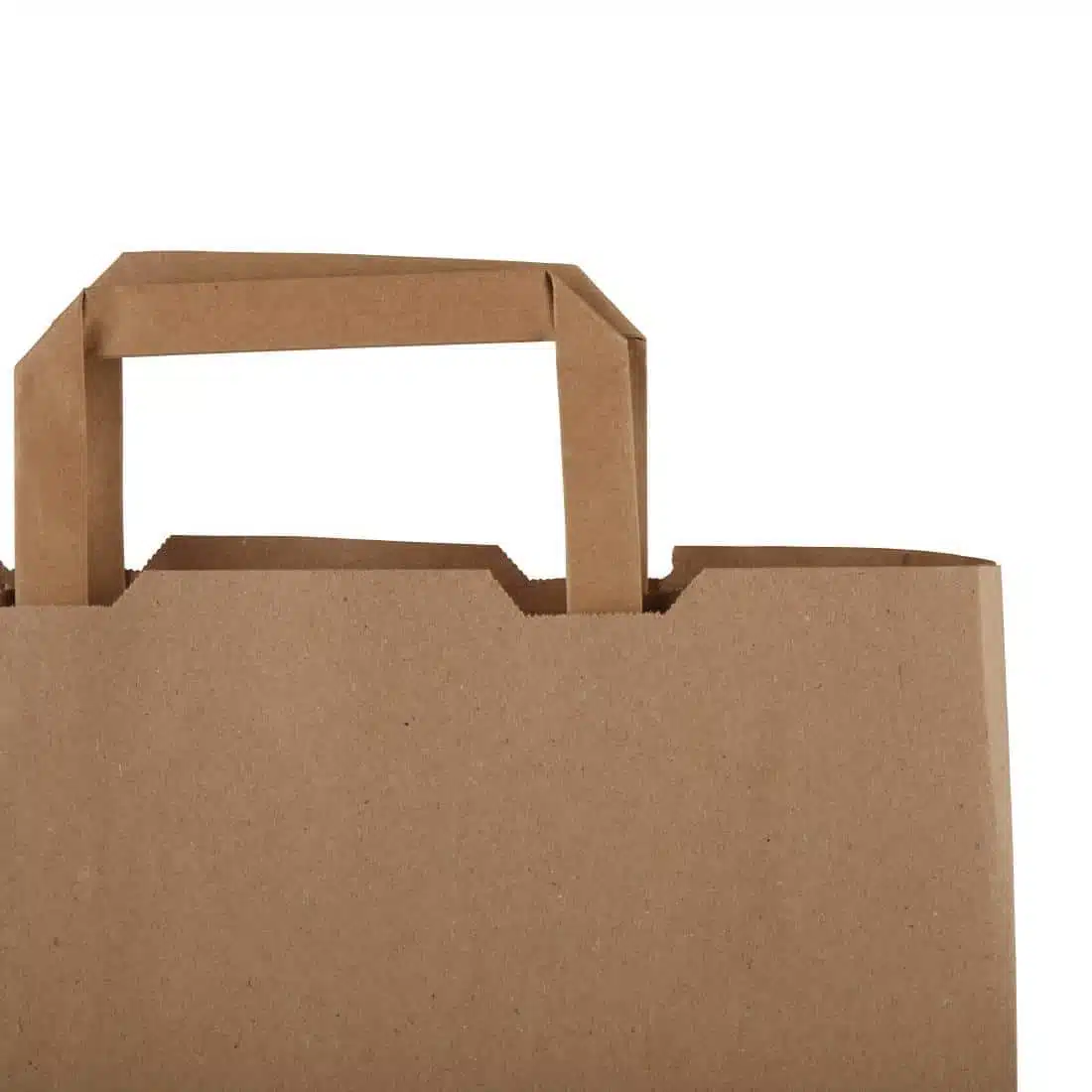 Vegware Compostable Recycled Paper Carrier Bags Large (Pack of 250) - Image 4