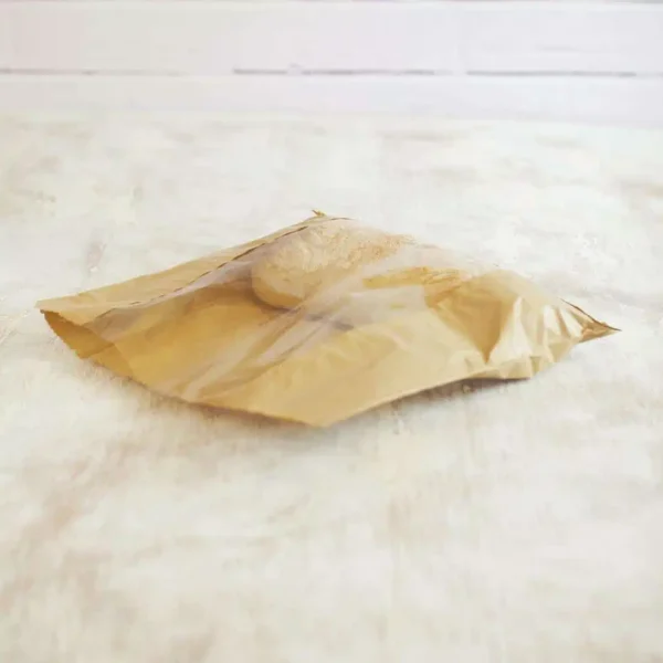 Vegware Compostable Kraft Sandwich Bags With PLA Window Large (Pack of 1000) - Image 3