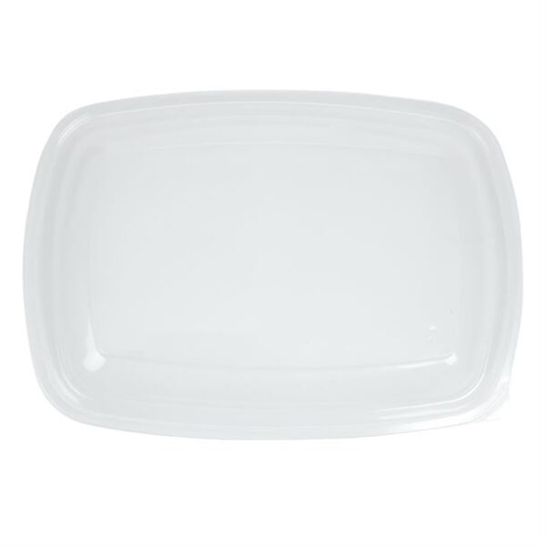 Fastpac Large Rectangular Food Container Lids 1350ml / 48oz (Pack of 150) - Image 2