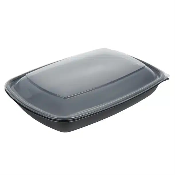 Fastpac Large Rectangular Food Container Lids 1350ml / 48oz (Pack of 150) - Image 4
