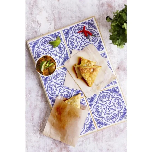 Vegware Compostable Paper Sandwich Bags Kraft - 10x10" (Pack of 1000) - Image 2