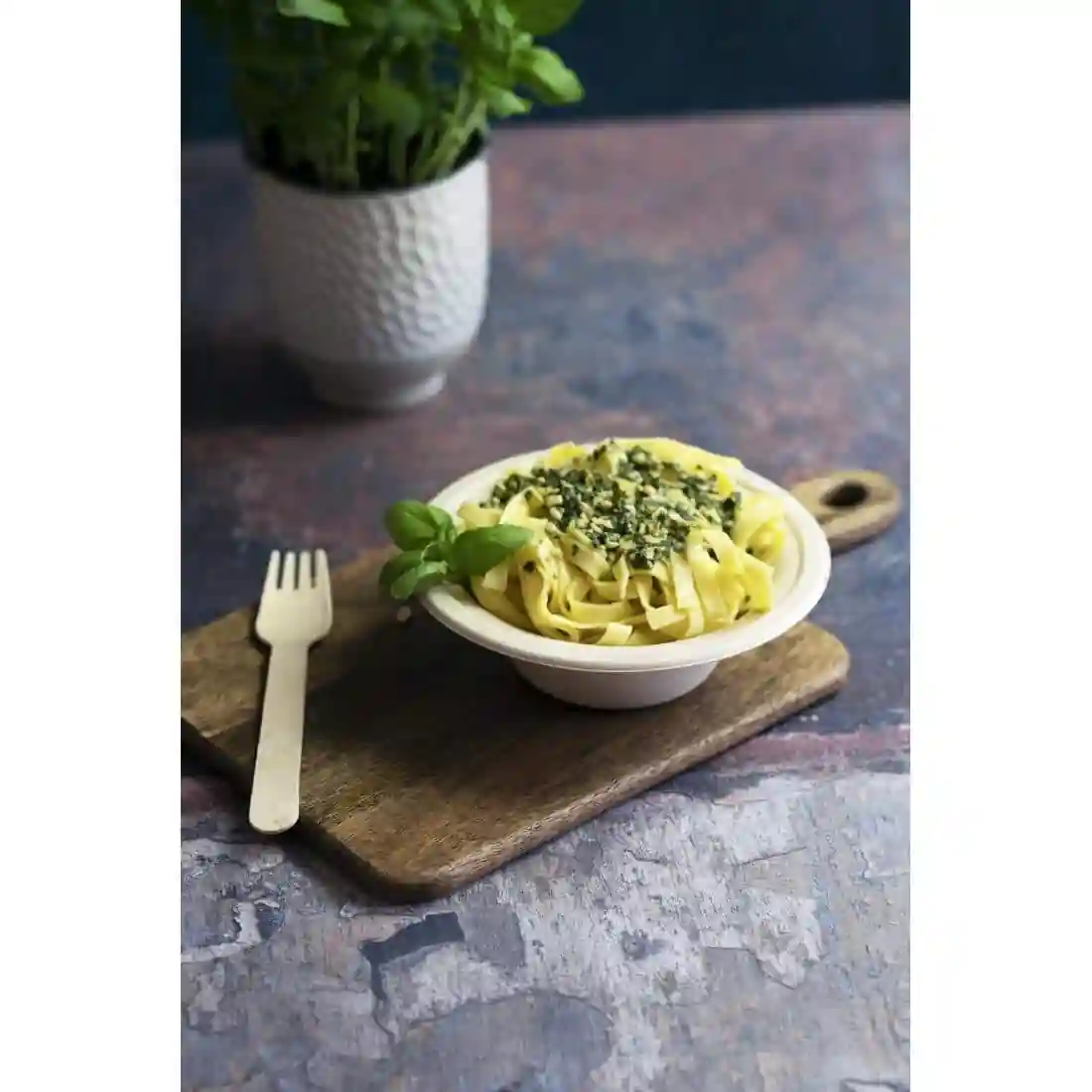 Vegware Compostable Nourish Moulded Fibre Bowl Natural 12oz/340ml (Pack of 500) - Image 2