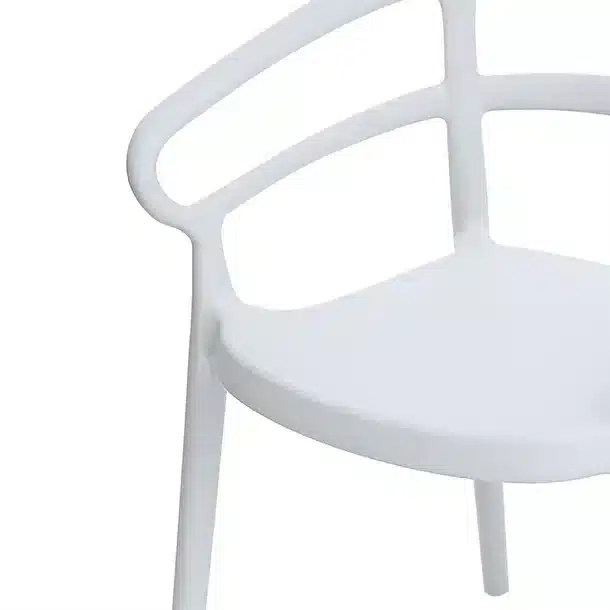 Bolero Mateo Café Chairs White (Pack of 2) - Image 4