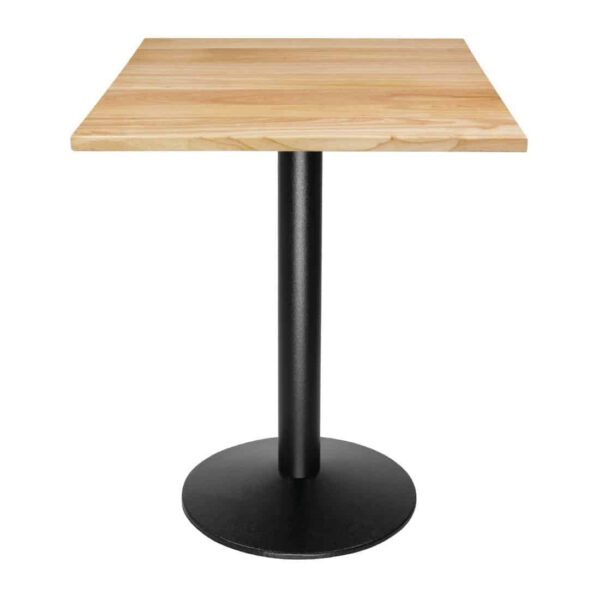 Bolero Pre-drilled Square Table Top Natural 700mm - Image 5