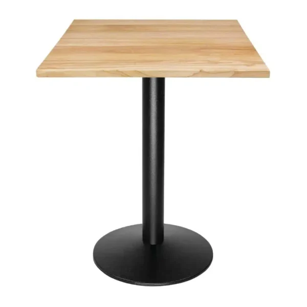 Bolero Pre-drilled Square Table Top Natural 700mm - Image 5