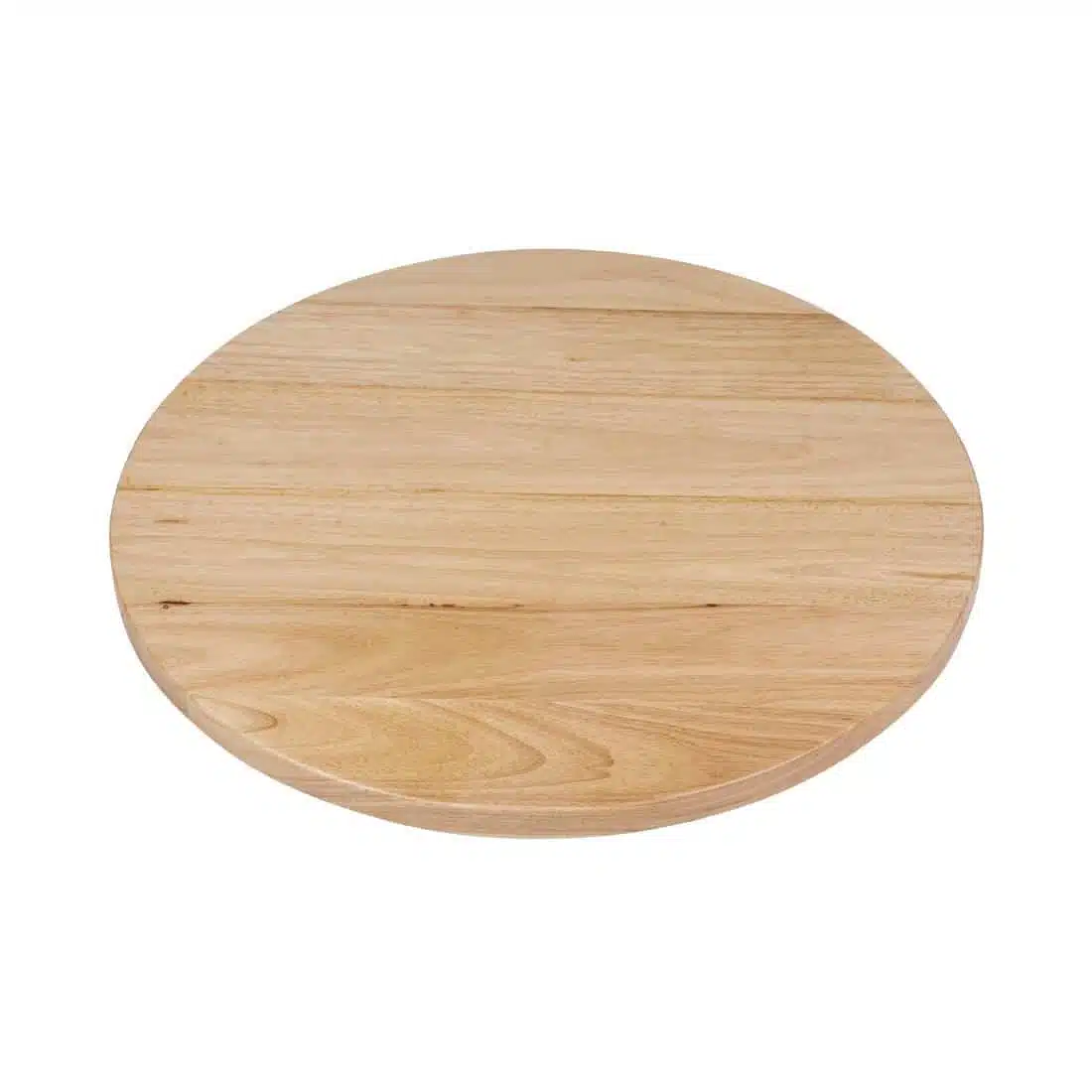 Bolero Pre-drilled Round Tabletop Natural 600mm - Image 2