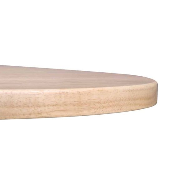 Bolero Pre-drilled Round Tabletop Natural 600mm - Image 4