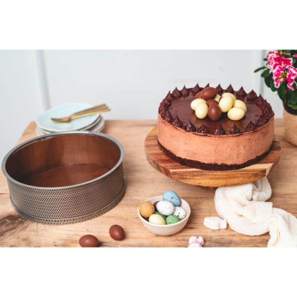De Buyer Special Non-stick Baking Sheet for 24cm Round Cake Mould (Pack 2) - Image 2