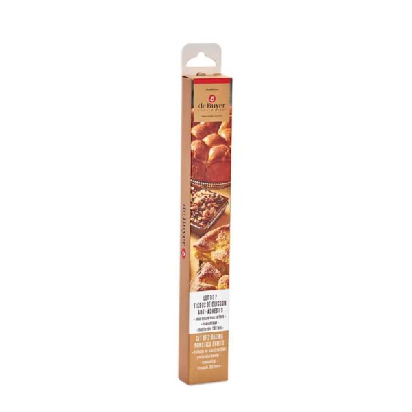 De Buyer Special Non-stick Baking Sheet for 24cm Round Cake Mould (Pack 2) - Image 5