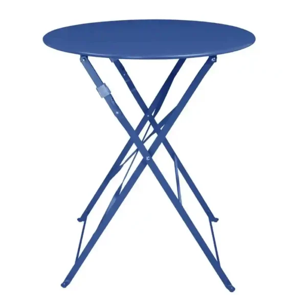 Bolero Perth Pavement Style Round Table Dark Navy - Image 1