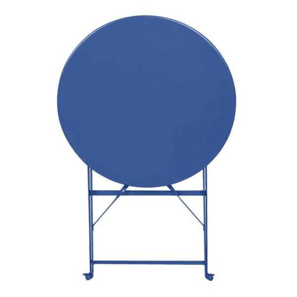 Bolero Perth Pavement Style Round Table Dark Navy - Image 2
