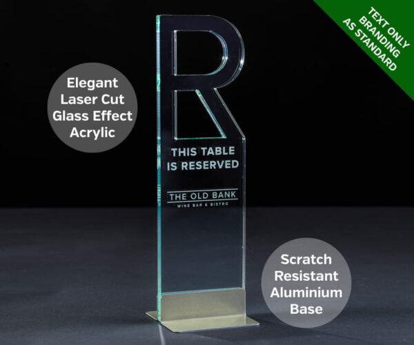 Emerald Reserved Table Sign