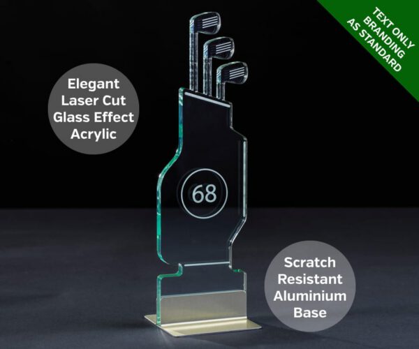 Emerald Golf Bag Table Number