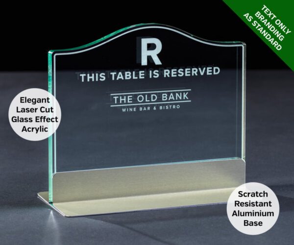 Emerald Monument Reserved Table Notice