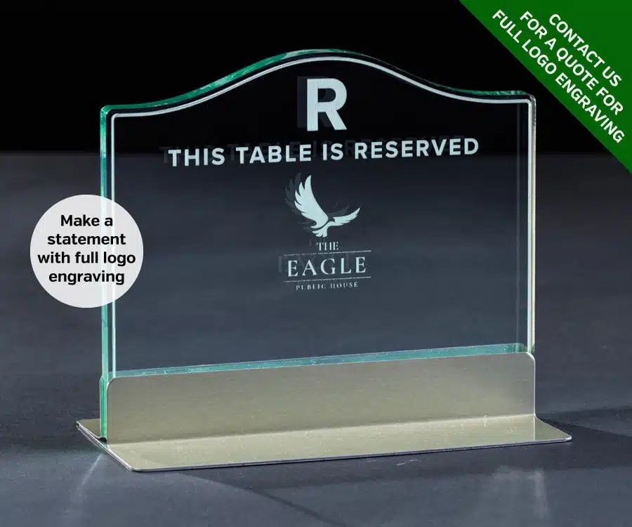 Emerald Monument Reserved Table Notice - Image 3