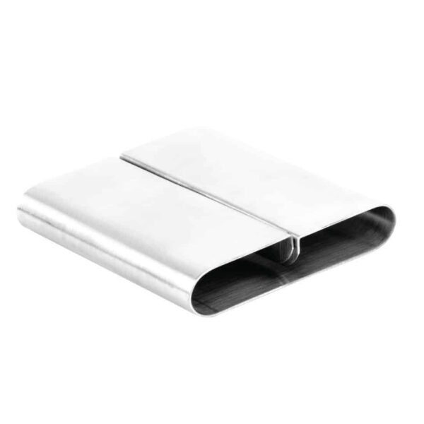 Olympia Curved Stainless Steel Menu Card Holder - f778 - Smart Hospitality Supplies