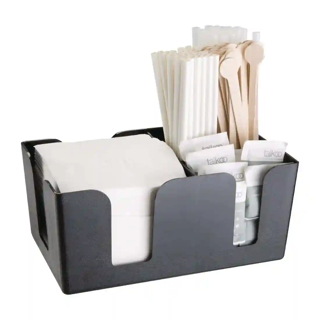Olympia Kristallon Plastic Bar Caddy Black - Image 4