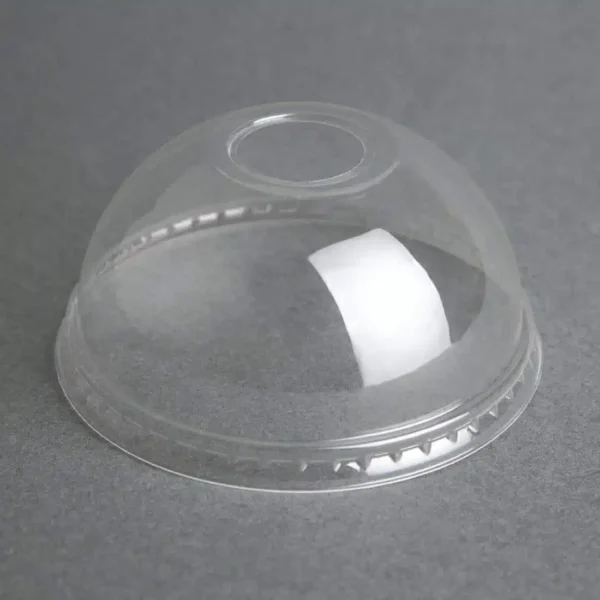 Fiesta Compostable PLA Cold Cup Domed Lids 12oz / 16oz / 20oz (Pack of 1000) - Image 1