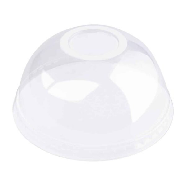 Fiesta Compostable PLA Cold Cup Domed Lids 12oz / 16oz / 20oz (Pack of 1000) - Image 3